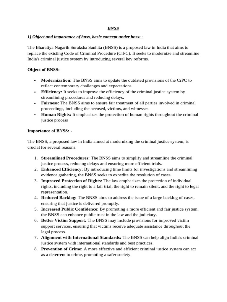 BNSS | PDF | Arrest | Magistrate