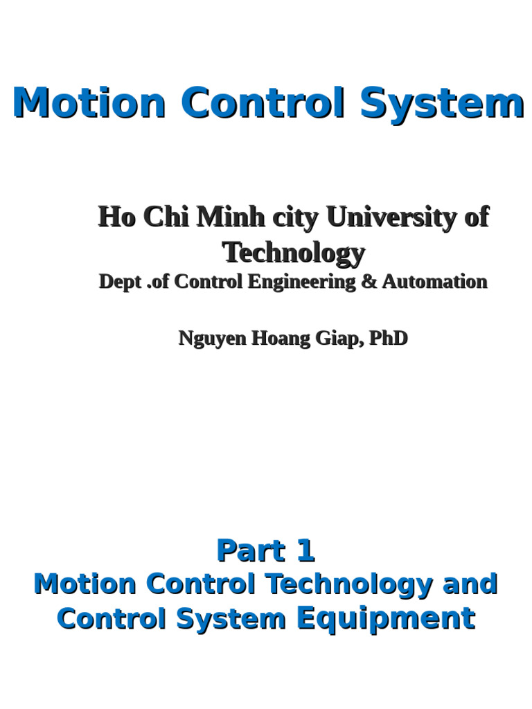GMC-Based Motion Controller Insights | PDF | Electric Motor ...