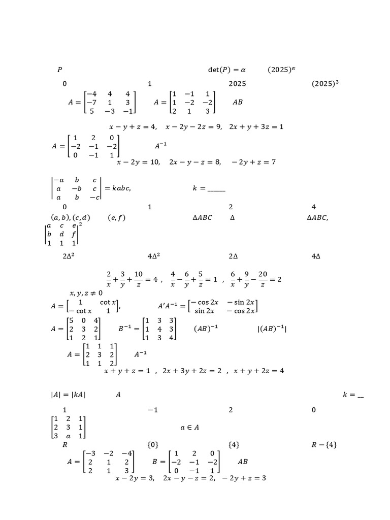Linear Algebra Assignment Solutions | PDF | Mathematical Analysis ...