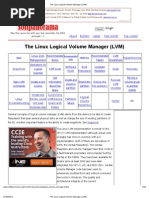 The Linux Logical Volume Manager (LVM)