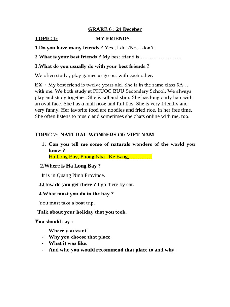Speaking Topics | PDF