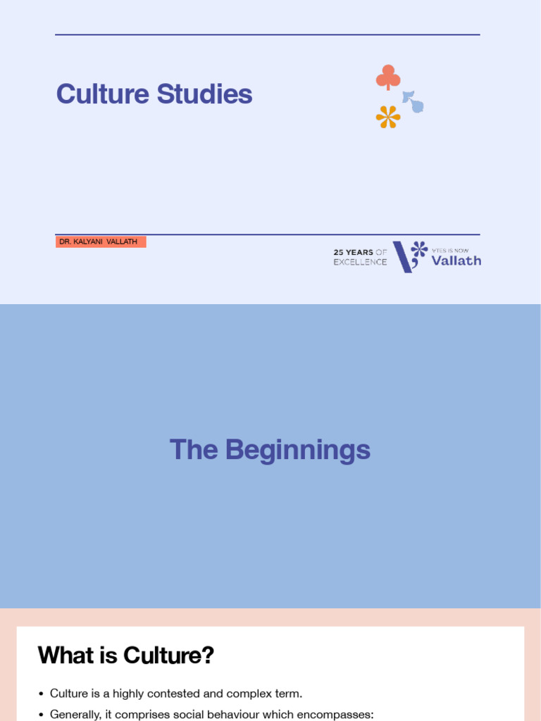 Understanding Cultural Studies and Its Origins | PDF | Cultural Studies ...