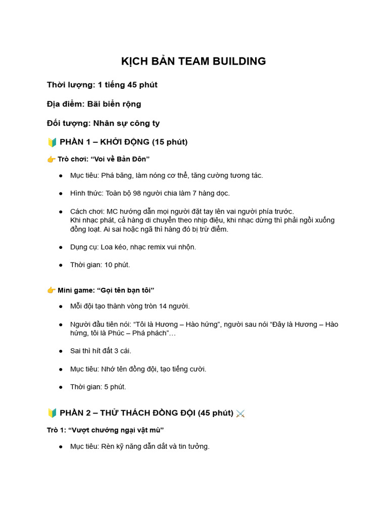 Team Building | PDF