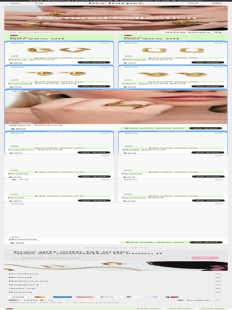 Textured Collection | PDF | Softlines (Retail) | Jewellery