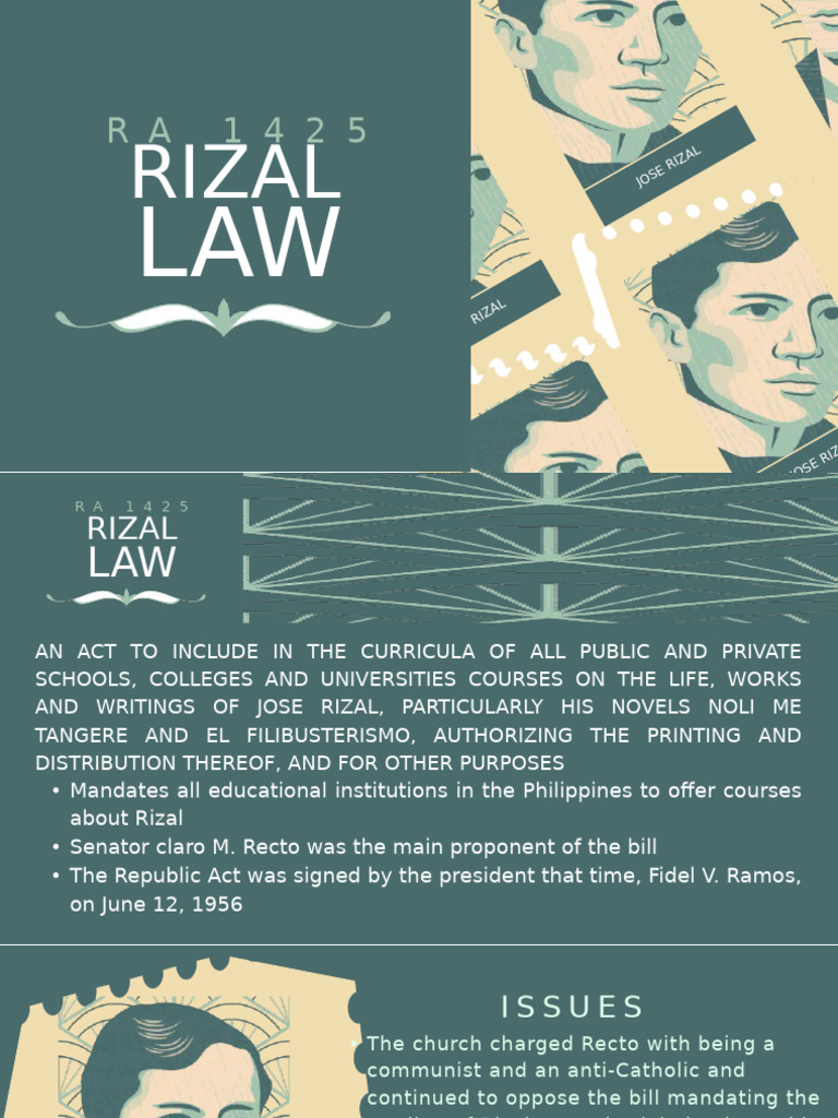 Rizal Law: Mandating Education on Rizal | PDF | Philippines