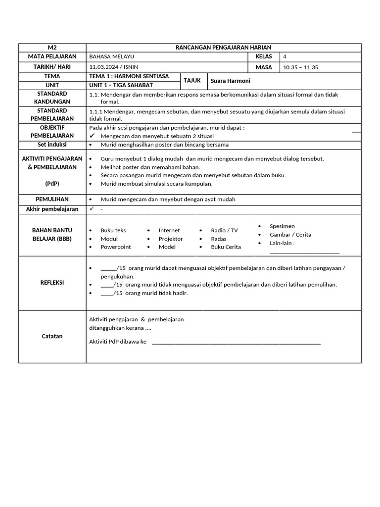 RPH BM 4 | PDF