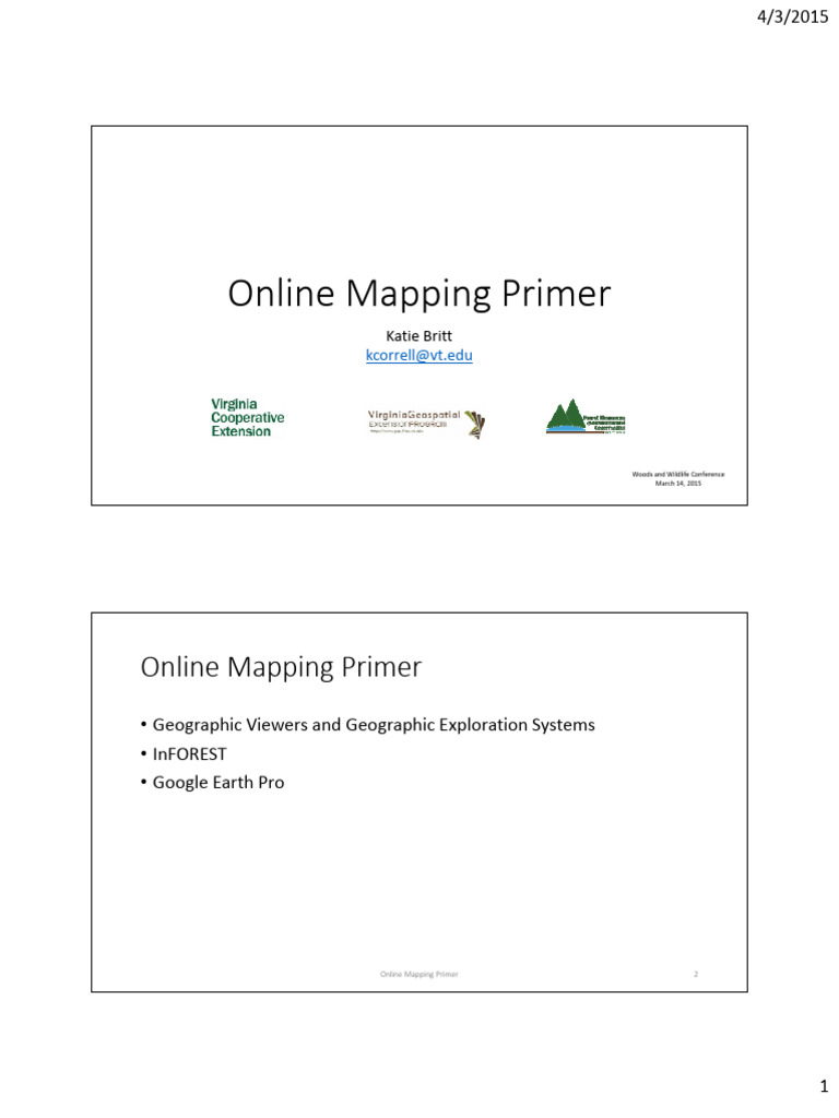 Online Mapping Tools Overview Guide | PDF
