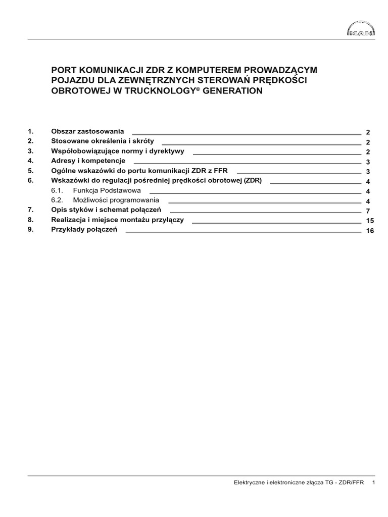 MAN ZDR - FFR - PL | PDF