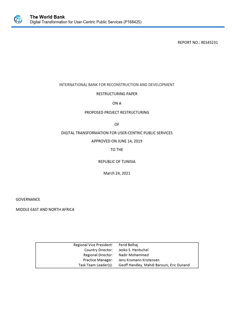 Disclosable Restructuring Paper Digital Transformation For User Centric ...