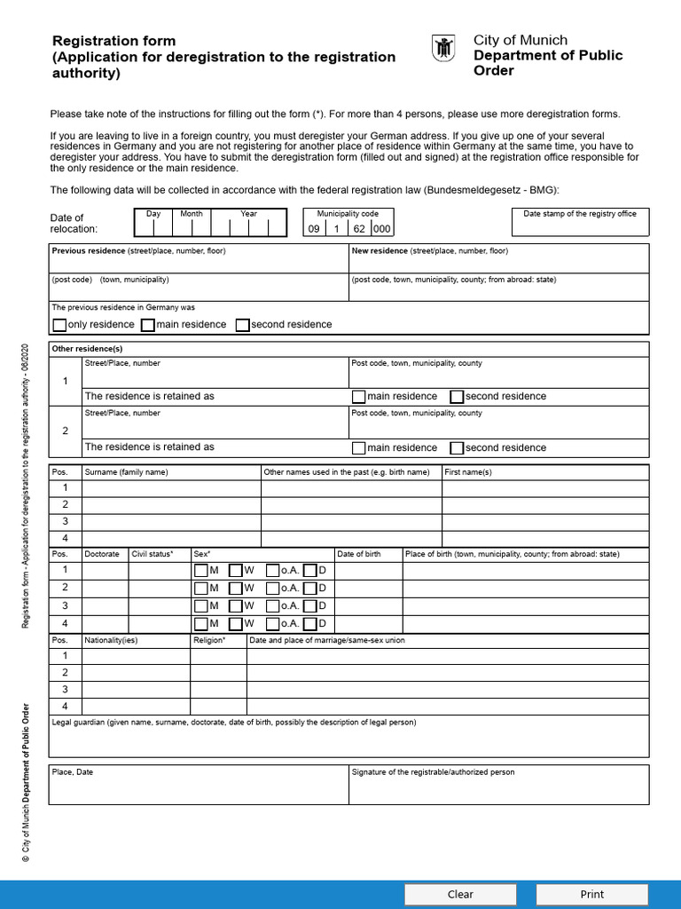 Deregistration | PDF | Identity Document | Justice