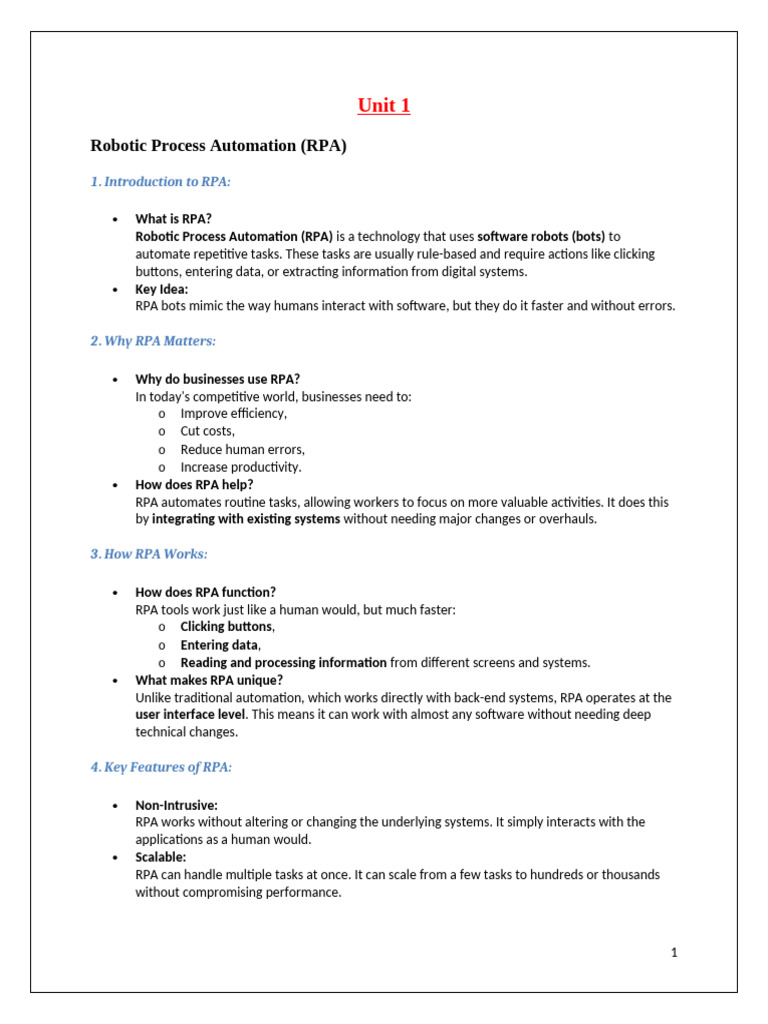 Introduction to Robotic Process Automation | PDF | Automation | Databases