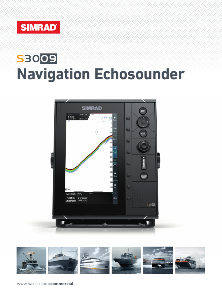 Simrad S3009 Navigational Echosounder | PDF | Backlight | Electronics