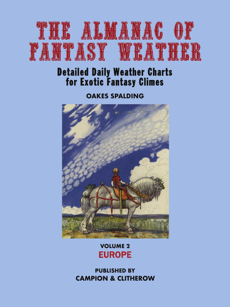 The Almanac of Fantasy Weather - 2 Europe | PDF | Rain | Storms