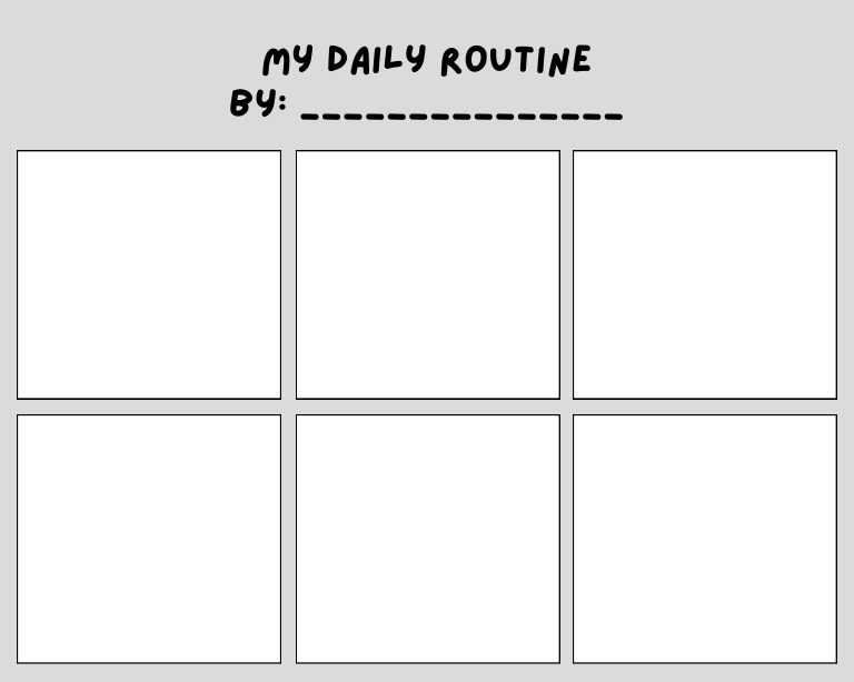 Comic Daily Routine | PDF