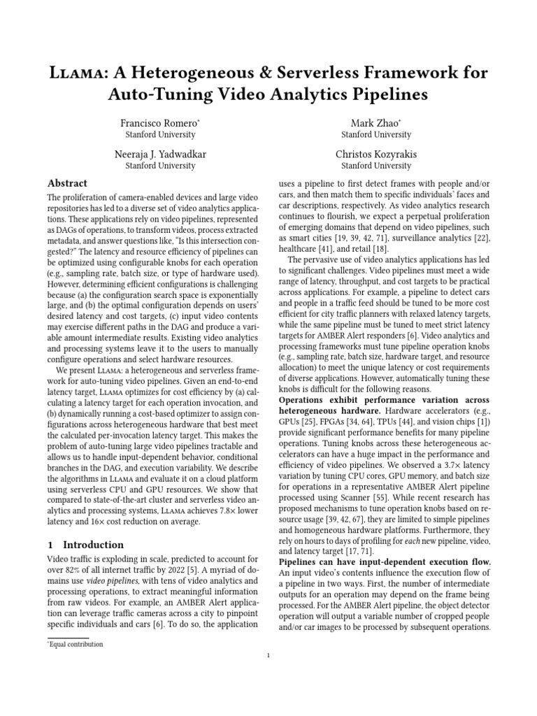 Serverless GPU Auto-Tuning for Video Pipelines | PDF | Computing ...