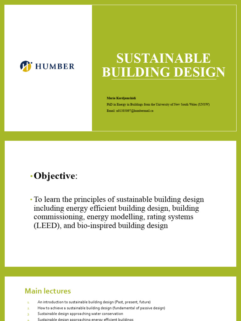 Principles of Sustainable Building Design | PDF | Green Building ...