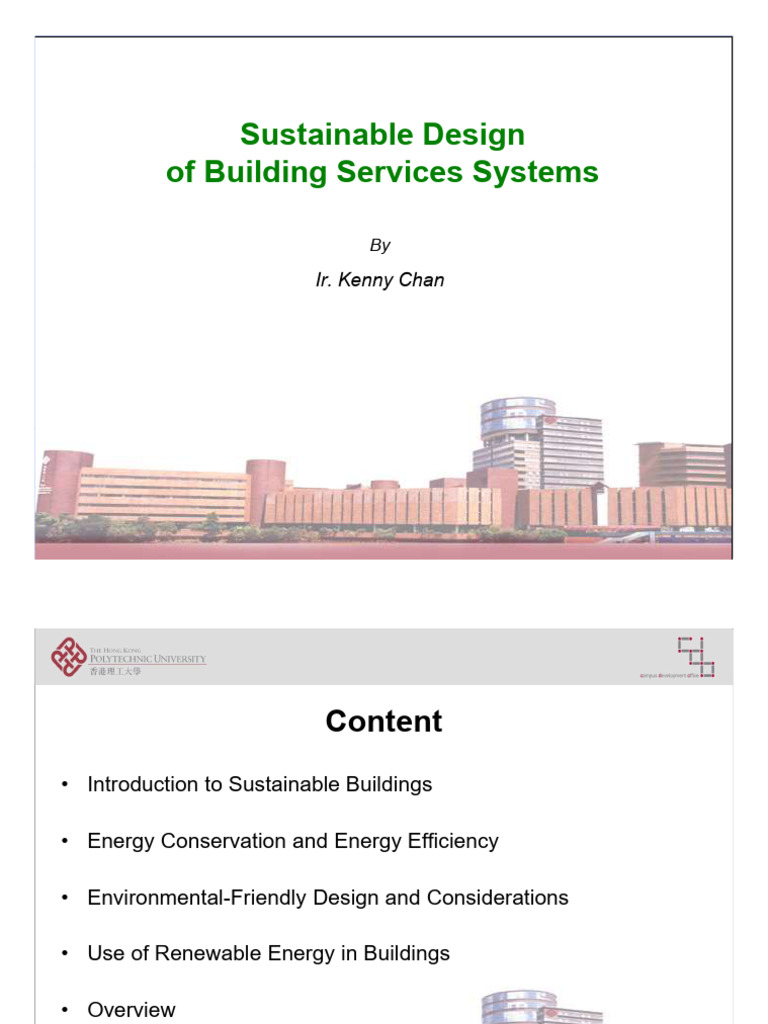 Sustainable Design of BS Systems FR Kenny Chan Self Reference PDF | PDF | Green Building ... - Sustainable Design Systems Approach