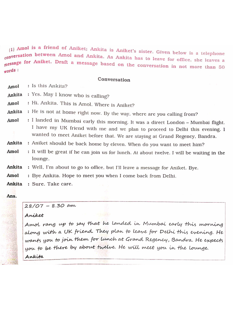 Drafting Virtual Messages Notes | PDF