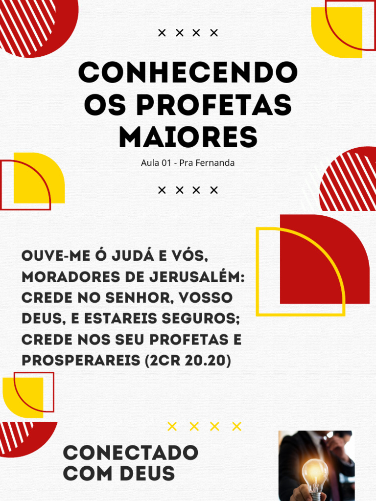 Conhecendo os Profetas Maiores | PDF