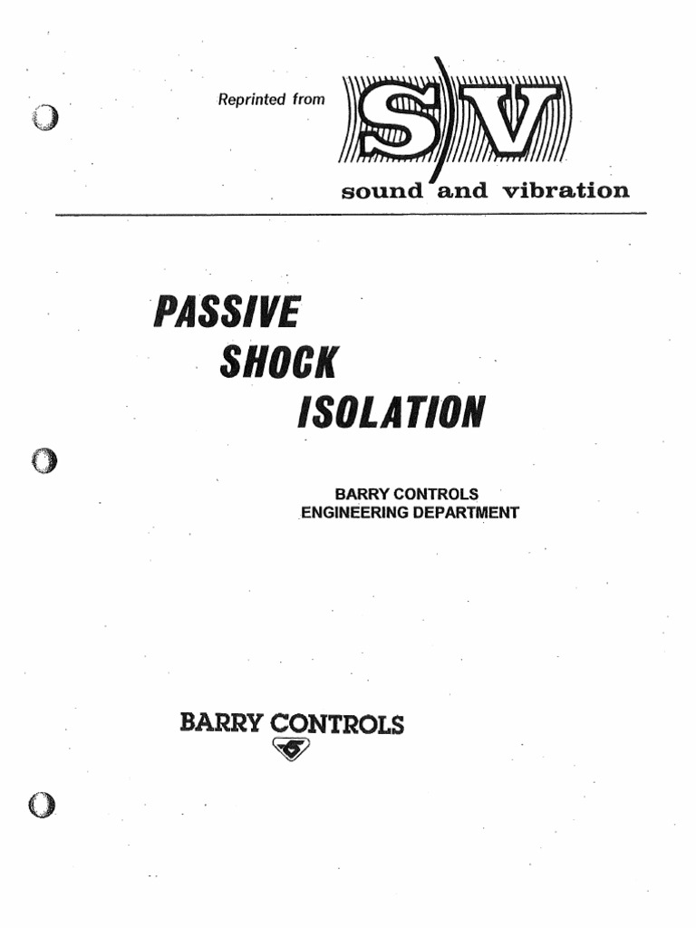 Barry Controls PassiveShock | PDF