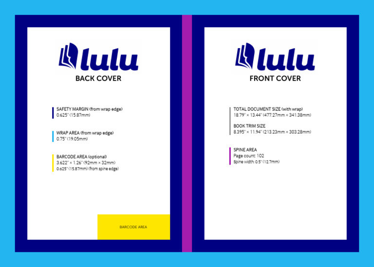 Book Cover Specifications and Dimensions | PDF