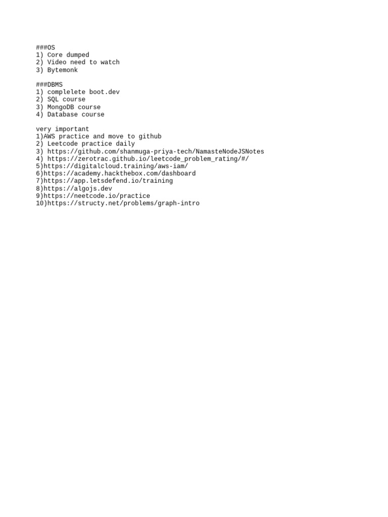Essential Resources for Tech Learning | PDF