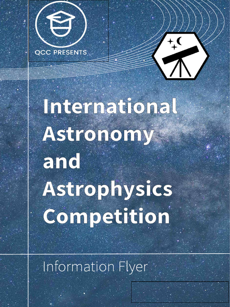 IAAC Competition Overview and Details | PDF | Teachers | Astronomy