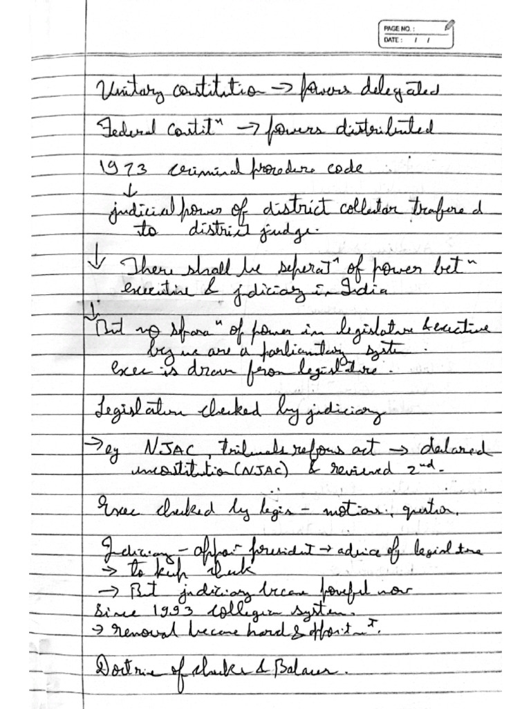 Polity Crisp Notes | PDF