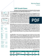 China GDP Growth Eases: Morning Report