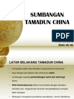 Sumbangan Tamadun Cina