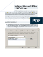 Panduan Instalasi Microsoft Office 2007 Di Linux