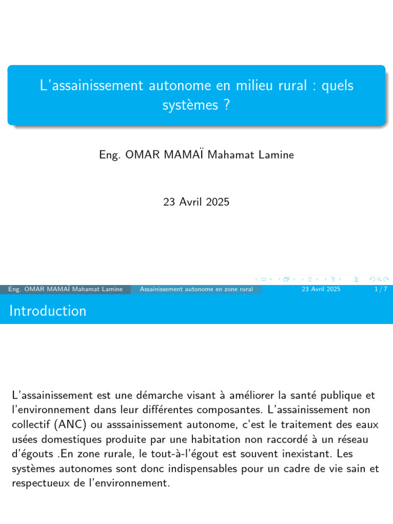 Systèmes d'assainissement rural autonome | PDF | Assainissement | Latrines
