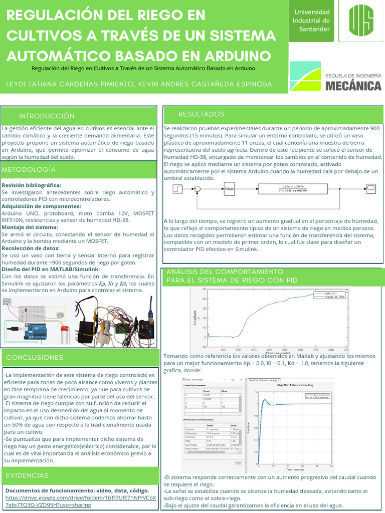 Regulación Del Riego en Cultivos A Través de Un Sistema Automático ...
