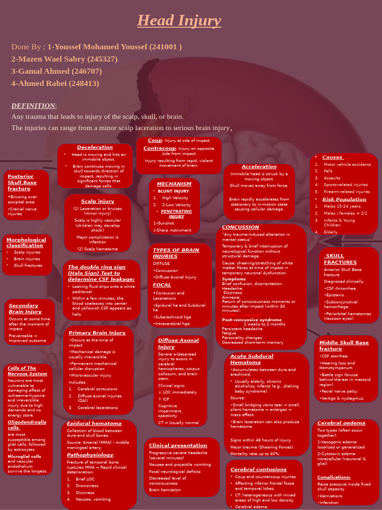 Understanding Head Injuries and Types | PDF | Traumatic Brain Injury ...