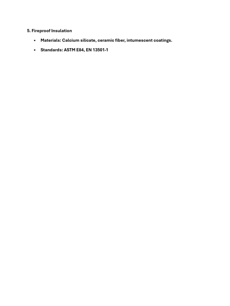 Fireproof Insulation | PDF