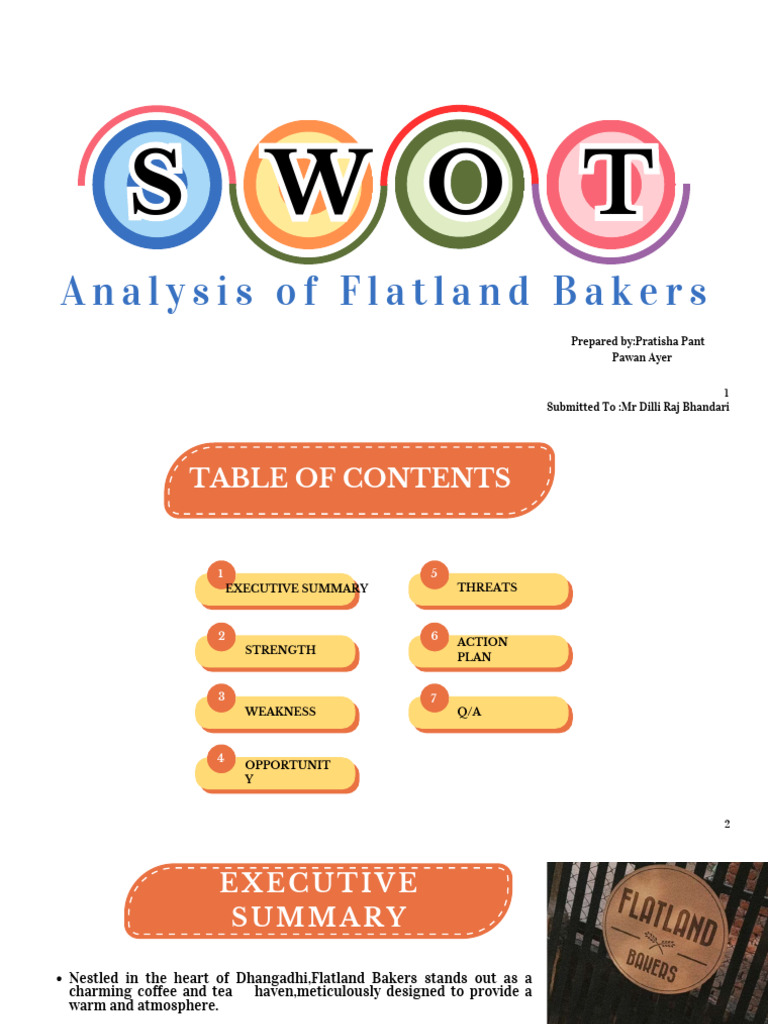 Swot Analysis | PDF | Menu | Marketing