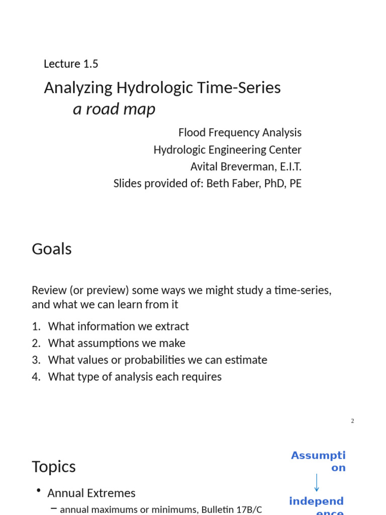 L1.5 Time Series Analysis 2023 | PDF | Probability Density Function ...