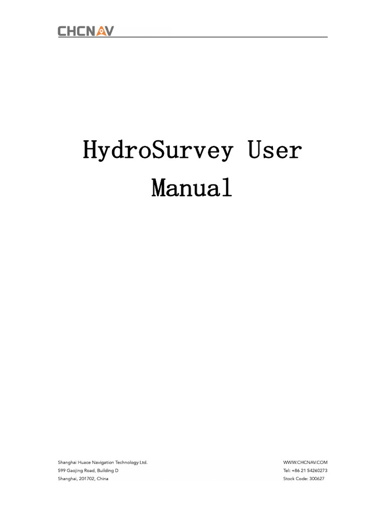 HydroSurvey User Manual Overview | PDF | Latitude | Port (Computer ...