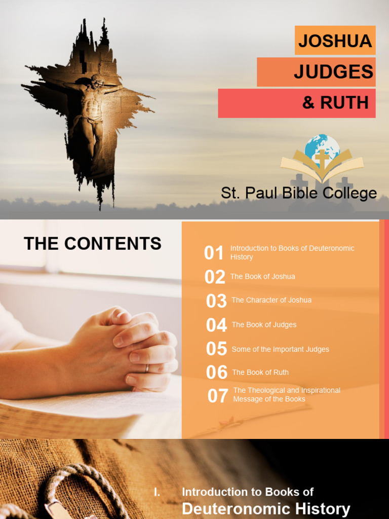Authorship of Joshua, Judges, and Ruth | PDF | Book Of Deuteronomy ...