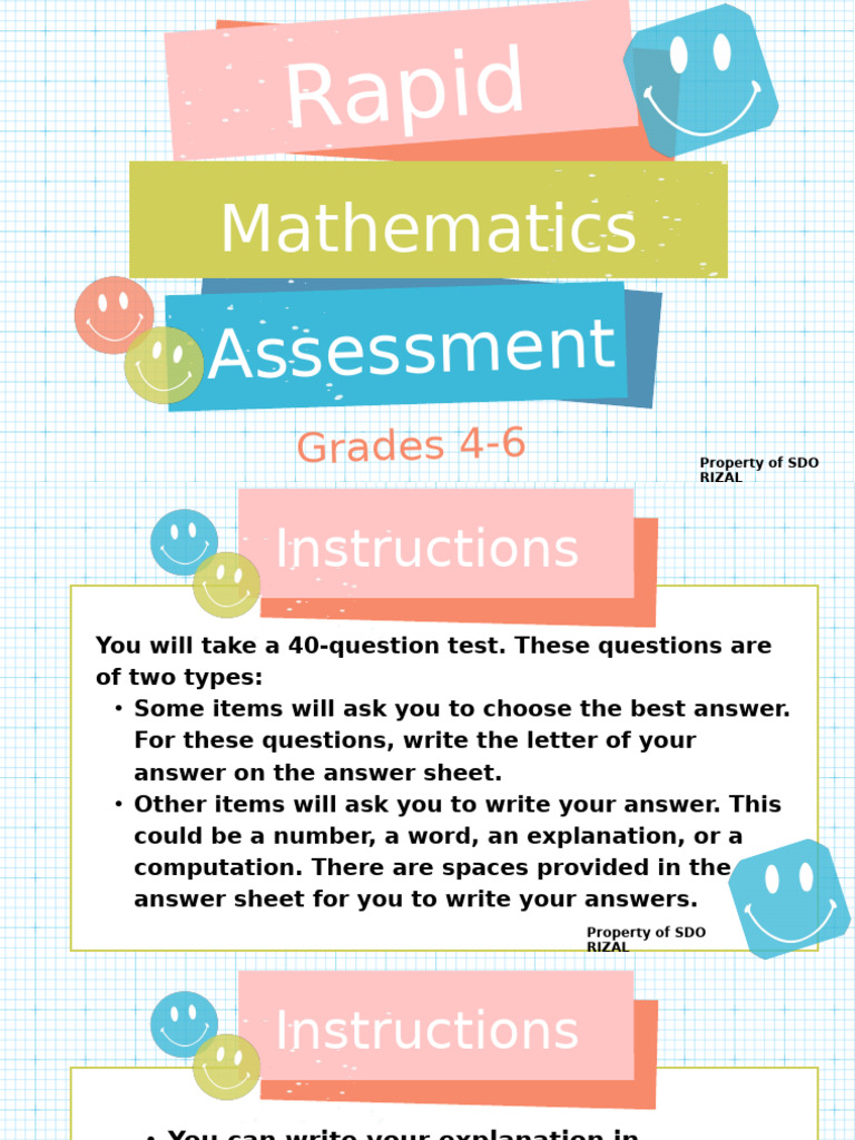 Key Stage 2 Rapid Math Assessment | PDF | Area | Geometry