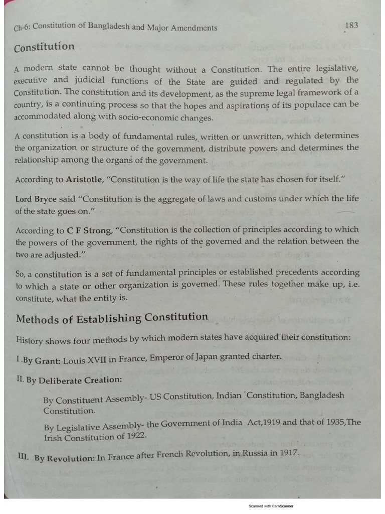 Constitution | PDF