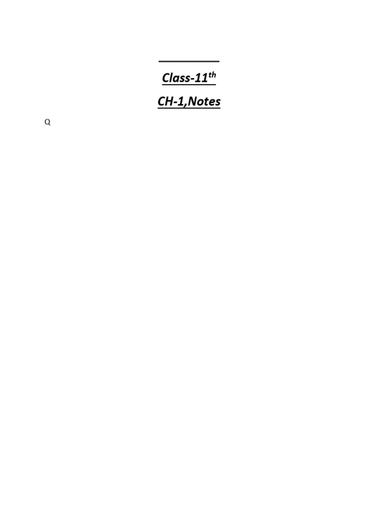 Class 11 Statistics Chapter 1 Notes | PDF | Economics | Statistics
