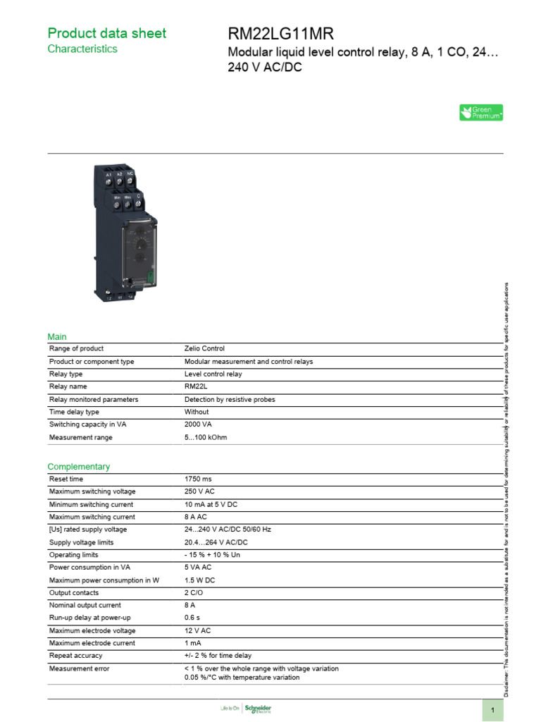 RM22LG11MR Wiring Diagram Overview | PDF | Relay | Alternating Current