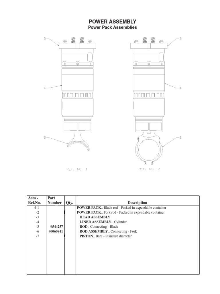 EM Power Assembly Components List | PDF | Rotating Machines | Engine ...