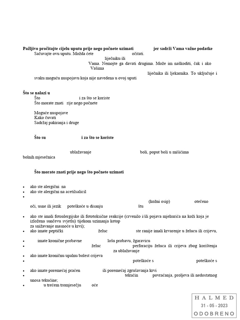 Dexomen Granule PIL | PDF