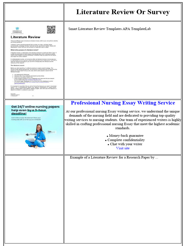 Comprehensive Guide to Literature Reviews | PDF | Support Vector ...