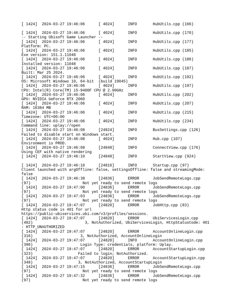 Launcher Log | PDF | Command Line Interface | Computer Engineering