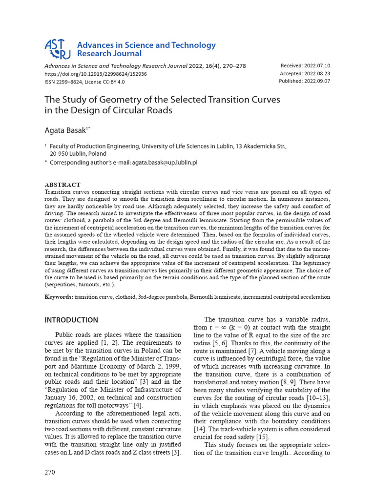 The Study of Geometry of The Selected Transition C | PDF | Coordinate ...