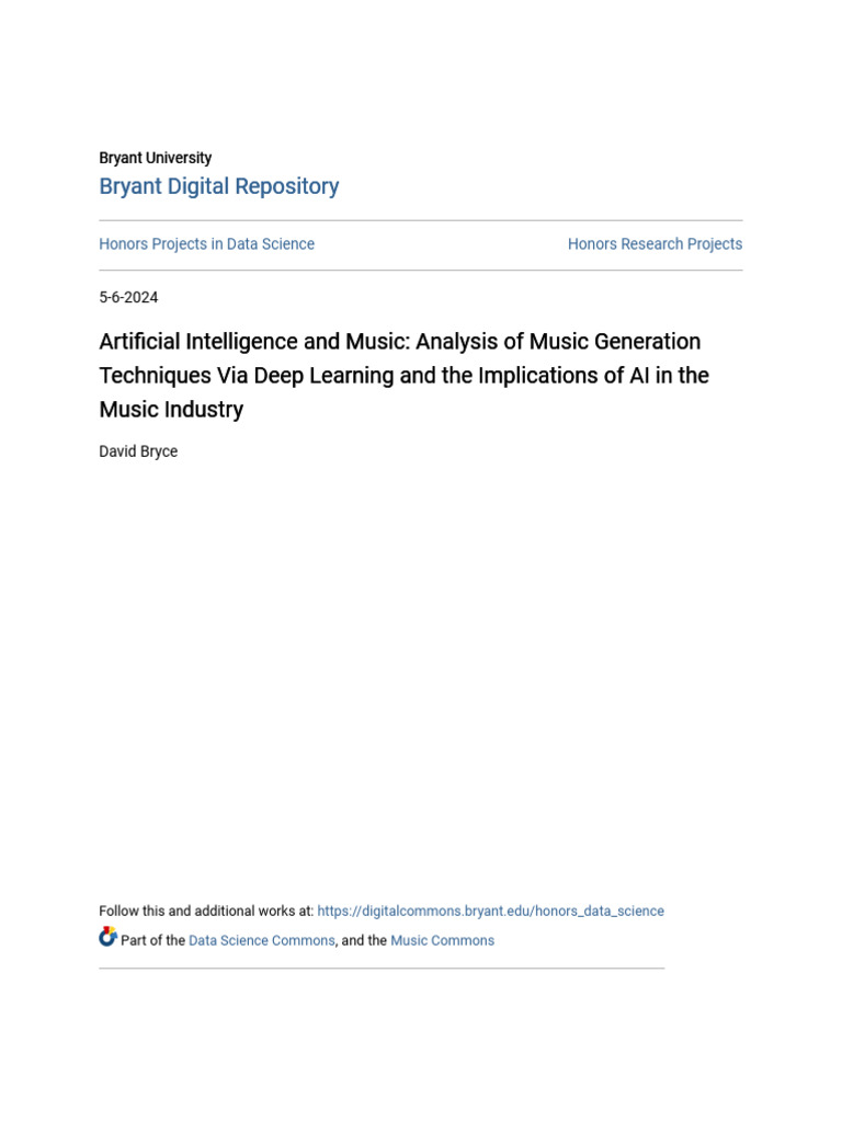 AI Music Generation: Techniques & Implications | PDF | Artificial ...