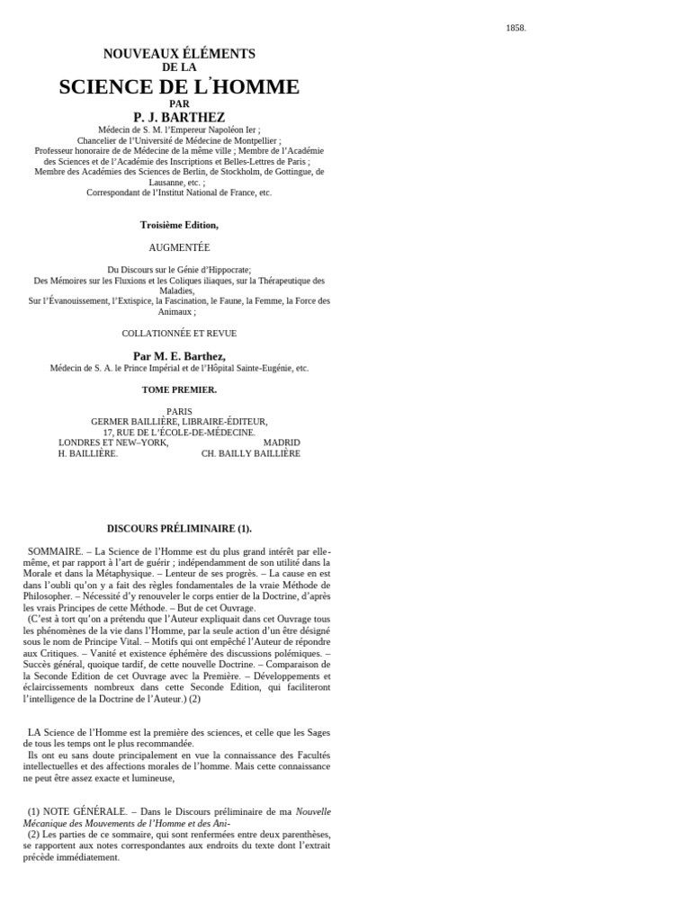 Nouveaux Éléments de la Science Humaine | PDF | Science | Méthode ...